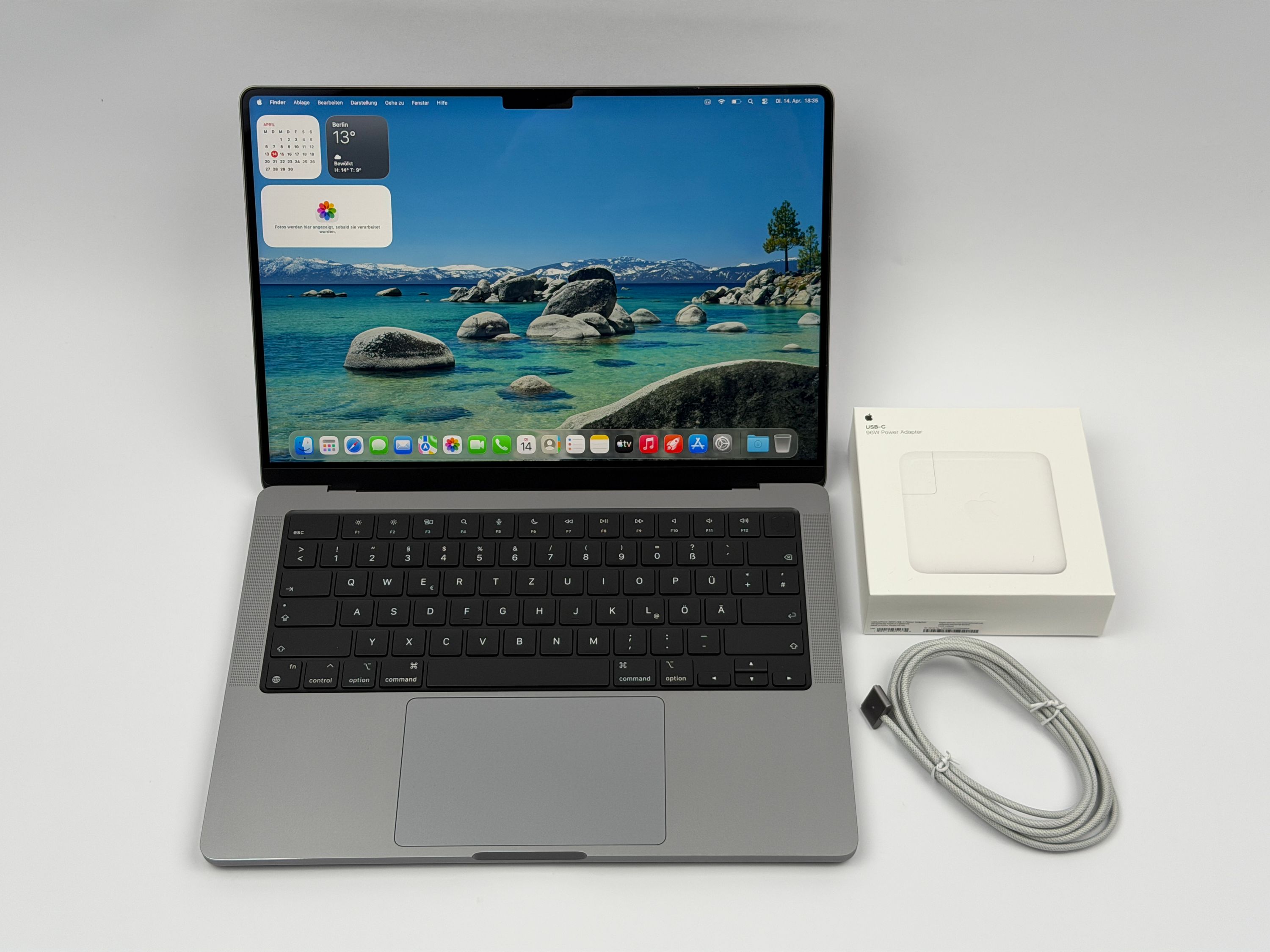 Apple MacBook Pro 14“ M1 PRO 10C CPU 16C GPU 512 GB SSD 32 GB Ram 2021 SPACE GREY