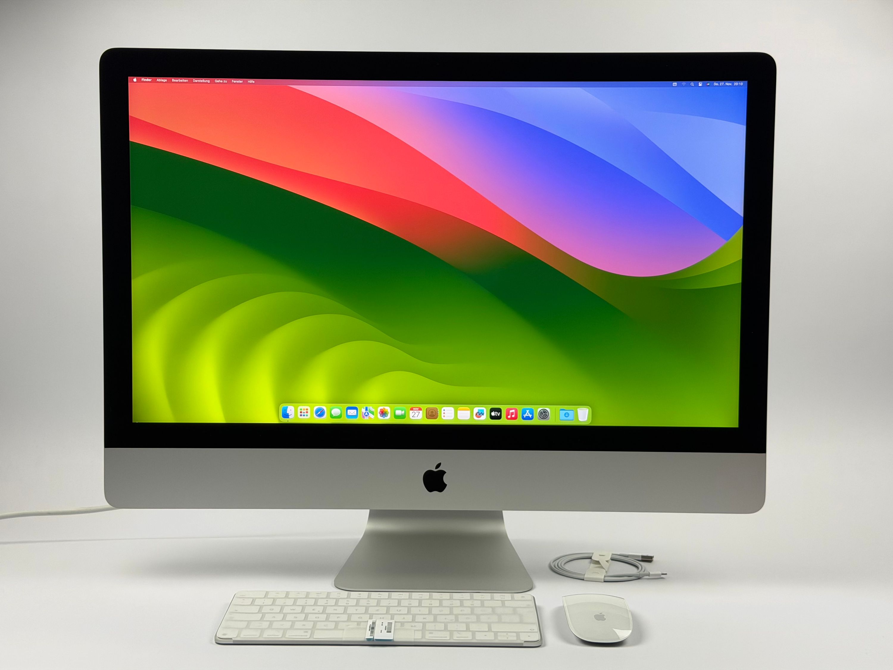 Apple iMac Retina 5K 27“ 10-Core i9 3,6 Ghz 64 GB Ram 2 TB SSD RP 5700 XT SILBER 2020