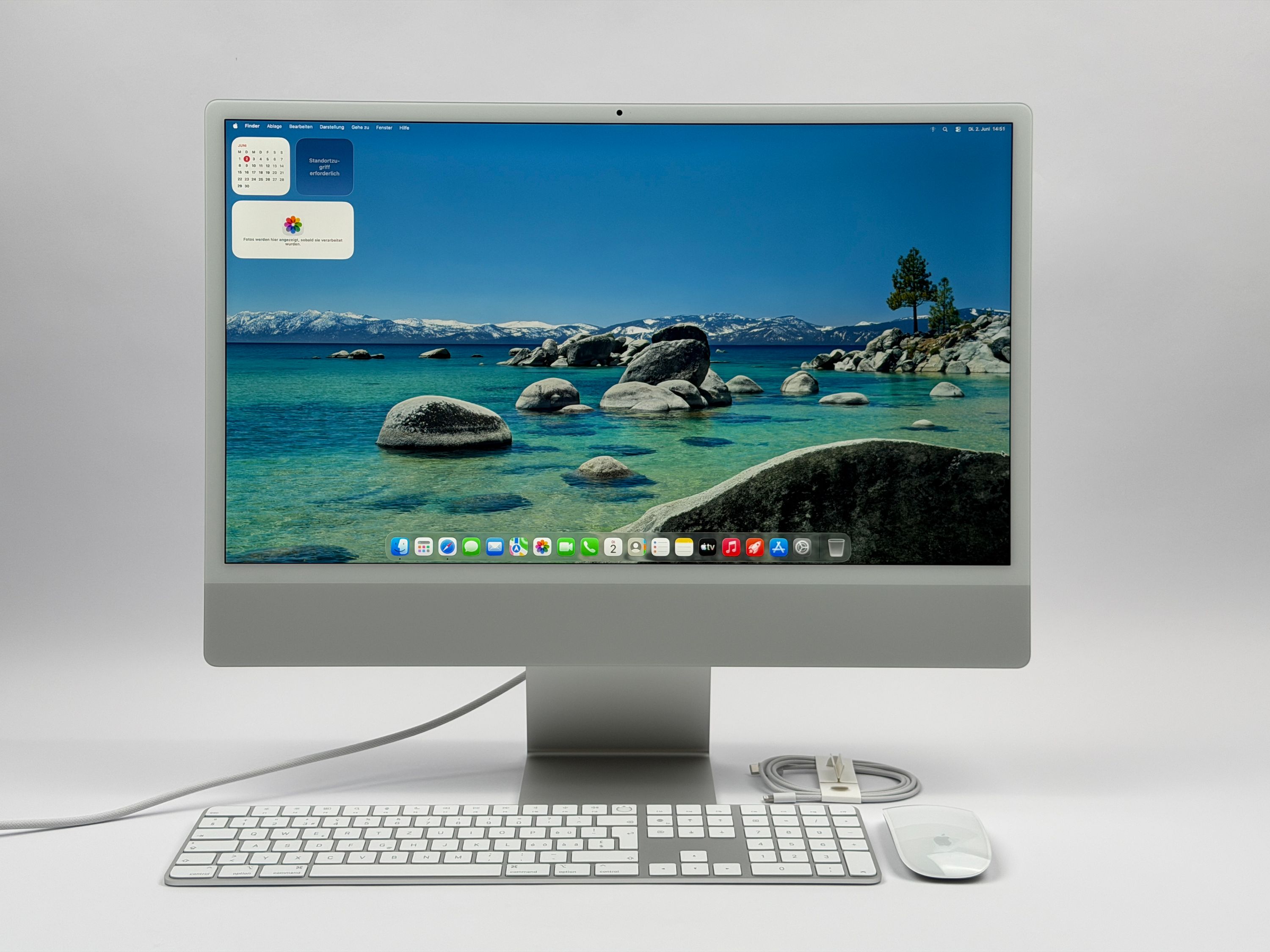 Apple iMac 24" M1 8-Core CPU 8-Core GPU 16 GB RAM 512 GB SSD silber 2021
