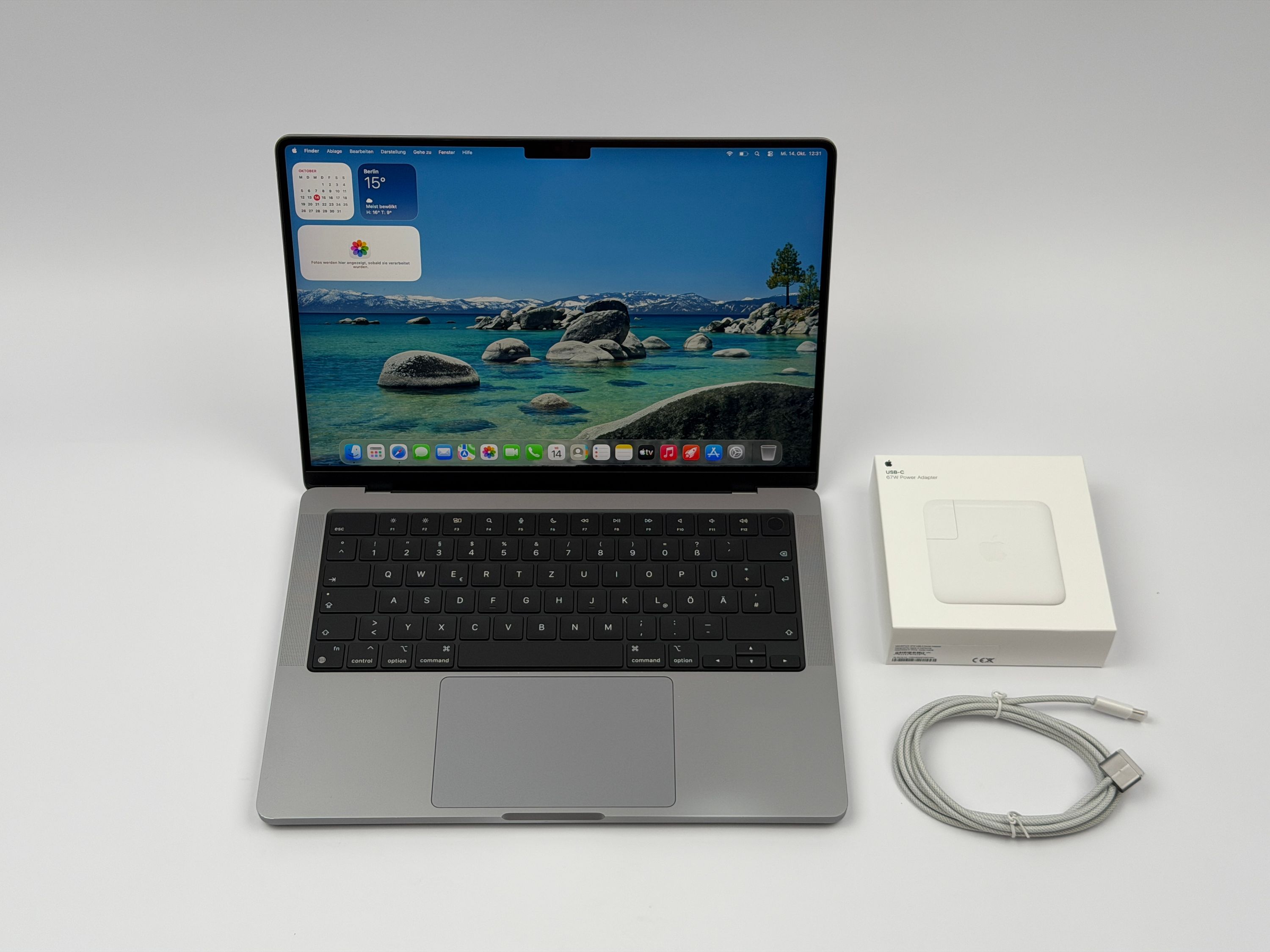 Apple MacBook Pro 14“ M1 PRO 10C CPU 16C GPU 1 TB SSD 16 GB Ram 2021 SPACE GREY