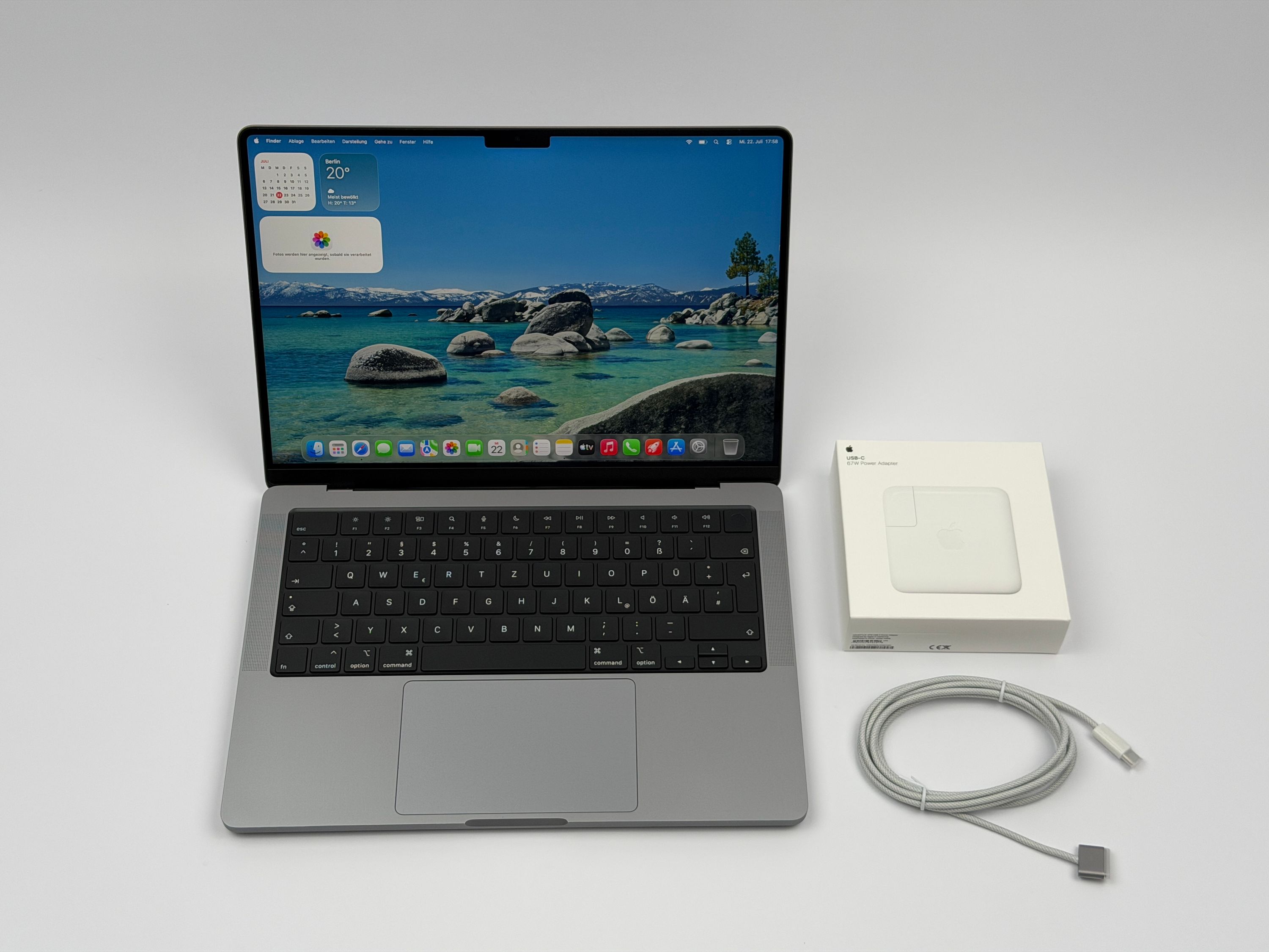 Apple MacBook Pro 14“ M2 PRO 10C CPU 16C GPU 512 GB SSD 16 GB Ram 2023 SPACE GREY