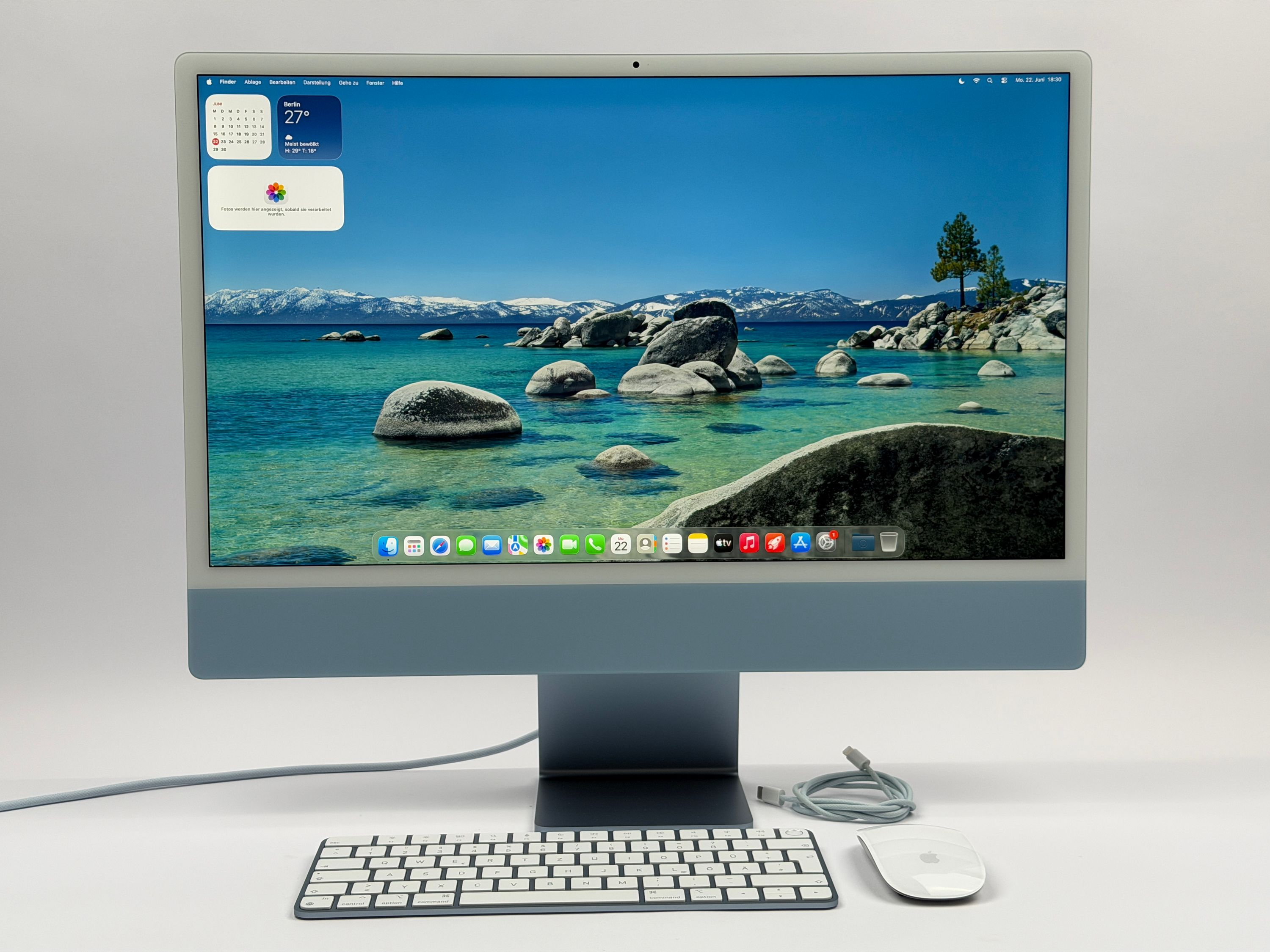 Apple iMac 24" M3 8-Core CPU 10-Core GPU 24 GB RAM 1 TB SSD BLAU 2023
