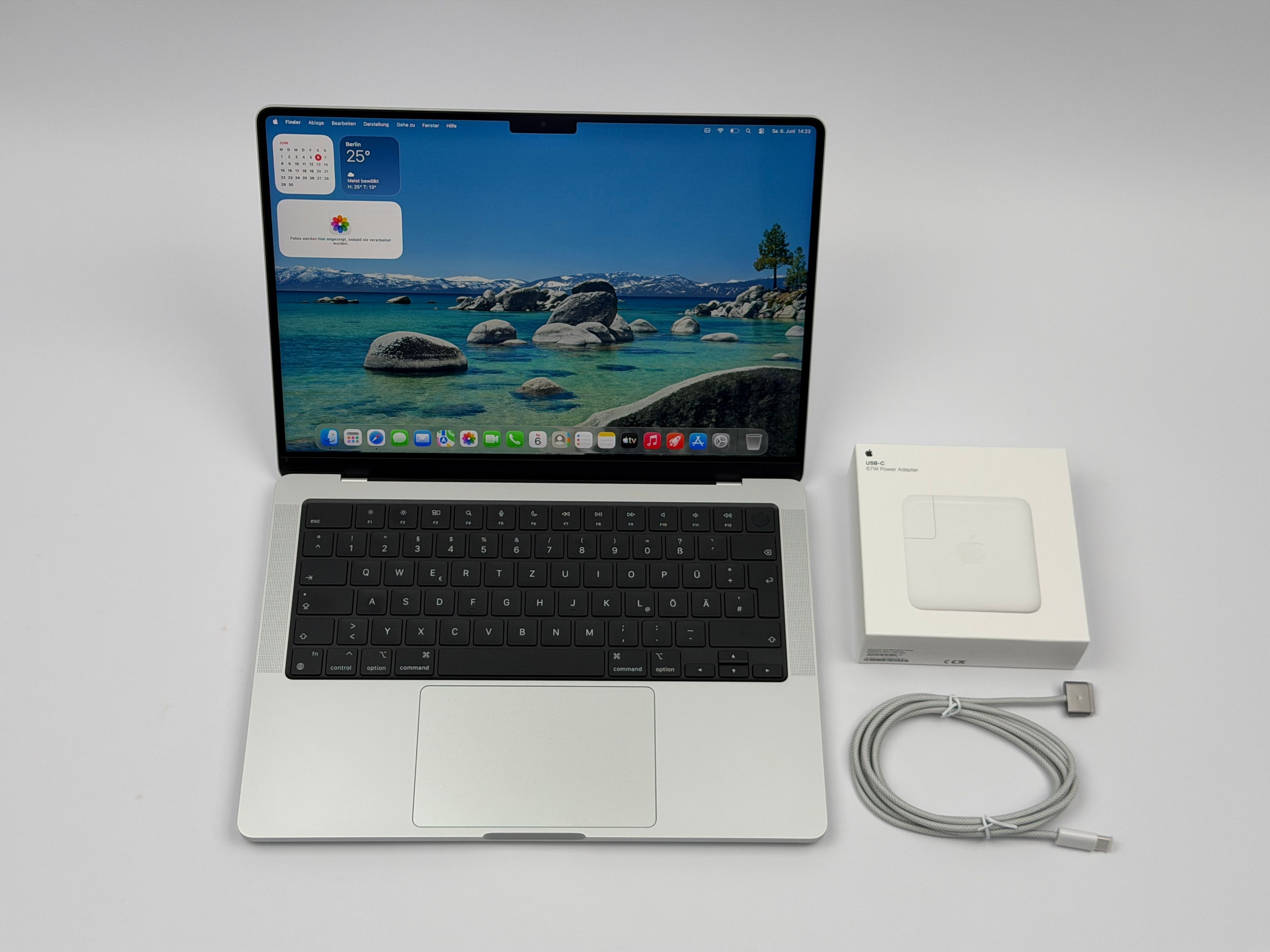 Apple MacBook Pro 14“ M2 PRO 10C CPU 16C GPU 512 GB SSD 16 GB Ram 2023 SILBER